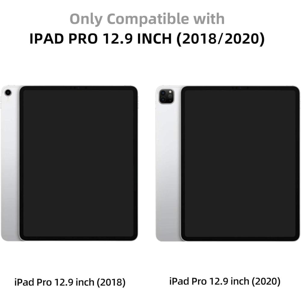 imageSURPHY Case Compatible with iPad Pro Case 129quot Slim Strong Magnetic Trifold Stand Case with Microfiber Lining Auto SleepWake Case Cover Compatible with iPad Pro 129quot 2020 Cactus