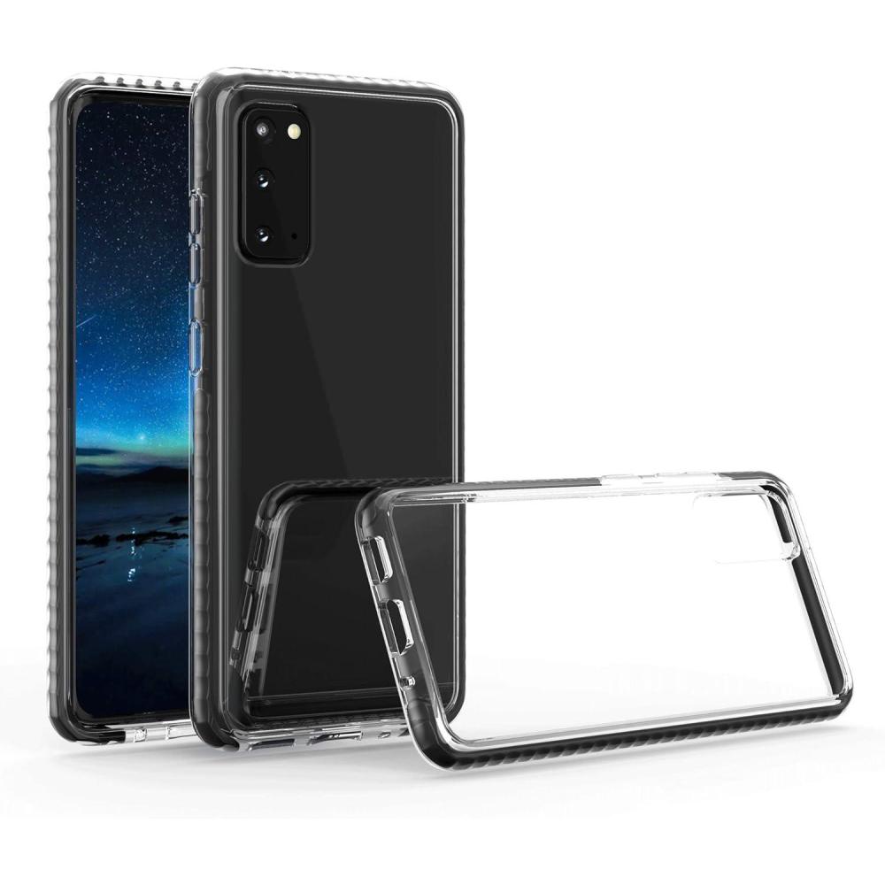imageSURPHY Clear Case Compatible with Galaxy S20 Case 62quot Slim Flexible TPU Transparent Shockproof Protective Phone Case Cover Compatible with Galaxy S20 62quot Black