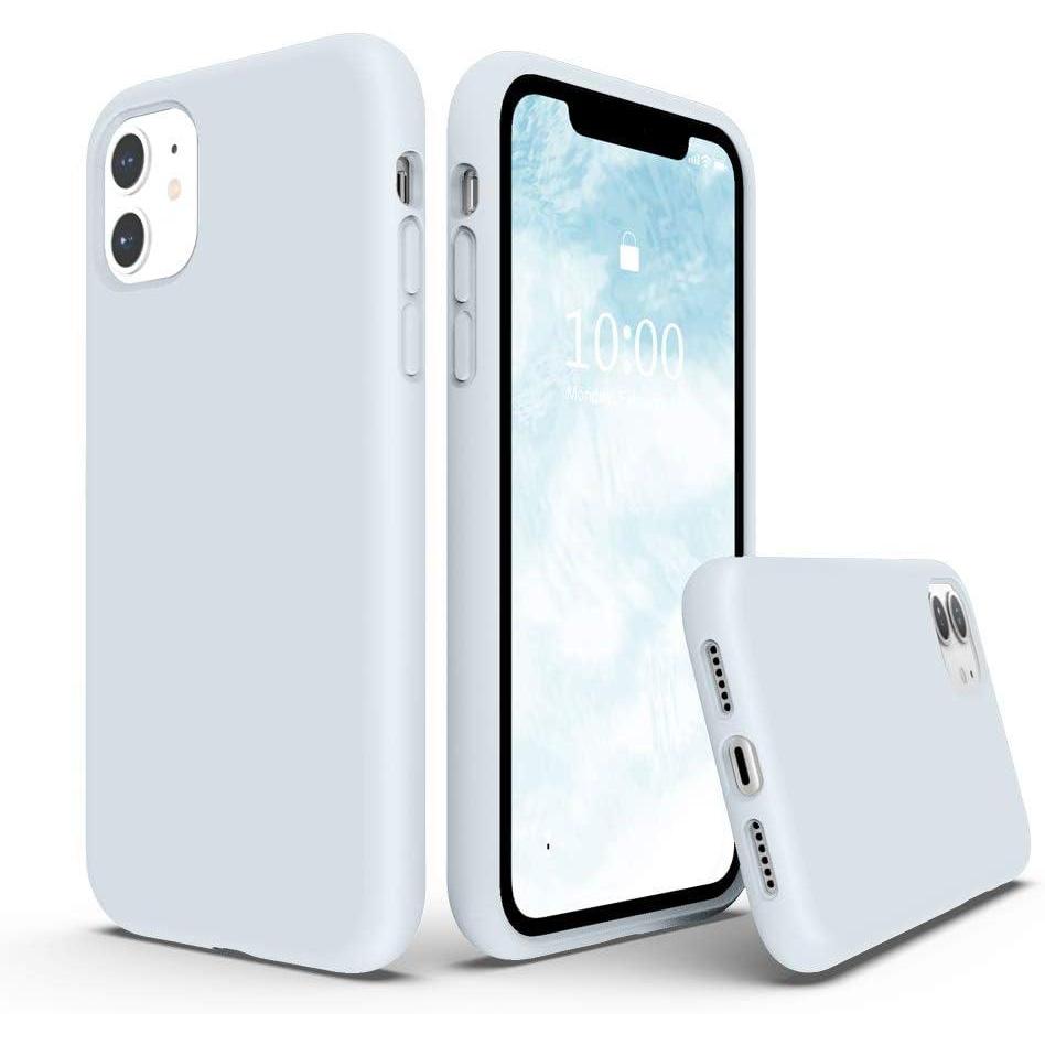 imageSURPHY Compatible with iPhone 11 Case 61 inch Thickening Design Liquid Silicone Phone Case with Microfiber Lining for iPhone 11 2019 BlueSky Blue