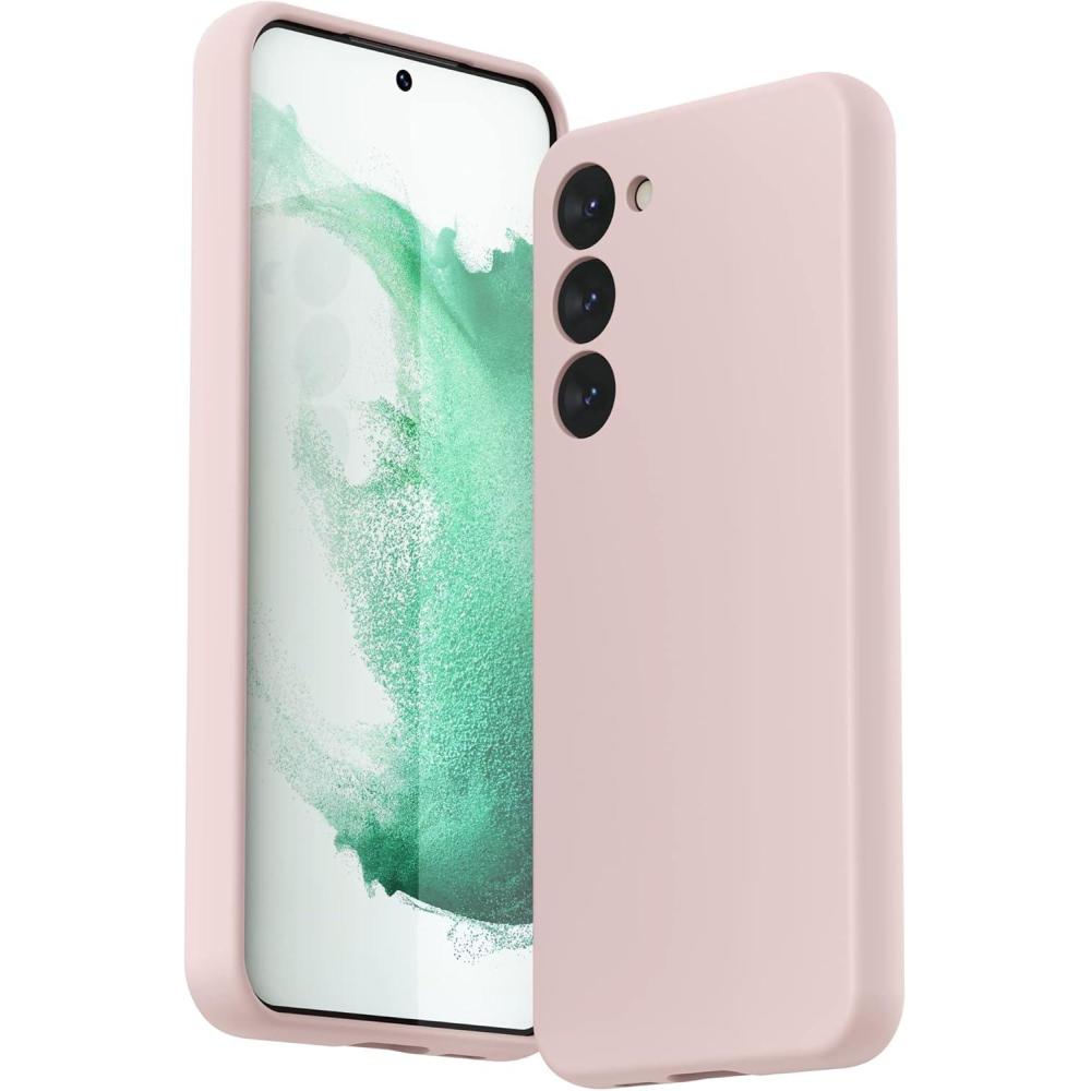 imageSURPHY Designed for Galaxy S23 Plus Case 66 inches 2023 Released with Camera Protection  Soft Microfiber Lining Liquid Silicone Phone Case for S23 Lilac PurplePink Sand