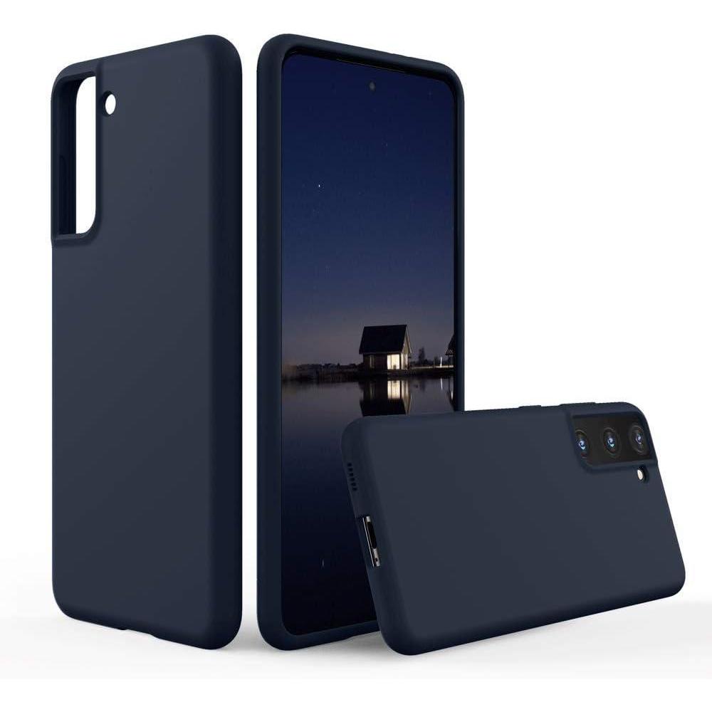 imageSURPHY Designed for Samsung Galaxy S21 Case 62 inch Liquid Silicone Case with Microfiber Lining for Samsung Galaxy S21 5G 2021 Midnight Blue
