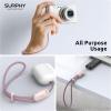 SURPHY 3 Pack Phone Wrist Strap with CellPhone Tether Tab, Cellphone Lanyard, Phone Strap with 2-Color Braided, Wrist Lanyard(Pink & Pink & Pink)