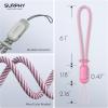SURPHY 3 Pack Phone Wrist Strap with CellPhone Tether Tab, Cellphone Lanyard, Phone Strap with 2-Color Braided, Wrist Lanyard(Pink & Rose Pink & Gray)