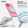 SURPHY (4 in 1 Designed for iPhone 14 Pro Case Compatible with MagSafe (6.1 inch, 2022), with 2 Pack Screen Protector + Camera Cover, Liquid Silicone Phone Case (Cactus Green)(Pink)
