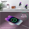 SURPHY (4 in 1 Designed for iPhone 14 Pro Case Compatible with MagSafe (6.1 inch, 2022), with 2 Pack Screen Protector + Camera Cover, Liquid Silicone Phone Case (Cactus Green)(Lilac Purple)