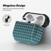 SURPHY Armor Case Designed for AirPods 3 Case (2021), Rugged Protective Case with Keychain for Airpods 3rd Generation (Front LED Visible), Black