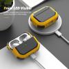 SURPHY Armor Case for AirPods Pro 2 & Pro, Rugged Protective Case with Keychain (Front LED Visible), Yellow