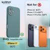 SURPHY Case for iPhone 17 Case with Screen Protector (6.3 inch 2025), Compatible with MagSafe, Liquid Silicone 17 Phone Cases Whit Soft Microfiber Lining, Lilac Purple(Cactus Green)