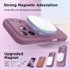SURPHY Case for iPhone 17 Pro Case Compatible with MagSafe (6.3 inch 2025), Liquid Silicone 17 Pro Phone Cases Whit Soft Microfiber Lining, Lilac Purple(Lilac Purple)