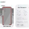 SURPHY Clear Case Compatible with Galaxy S20 Case 6.2″, Slim Flexible TPU Transparent Shockproof Protective Phone Case Cover Compatible with Galaxy S20 6.2″ (Red)