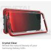 SURPHY Clear Case Compatible with Galaxy S20 Plus Case 6.9″, Slim Flexible TPU Transparent Shockproof Protective Phone Case Cover Compatible with Galaxy S20 Plus 6.7″ (Red)