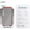 SURPHY Clear Case Compatible with Galaxy S20 Ultra Case 6.9″, Slim Flexible TPU Transparent Shockproof Protective Phone Case Cover Compatible with Galaxy S20 Ultra 6.9″ (Red)