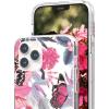 SURPHY Clear Case Compatible with iPhone 12 Pro Max 6.7 inches, Flower Pattern Printing Design (Hard PC & Soft TPU Bumper) Phone Case for 12 Pro Max (2020) (Butterfly Flower)