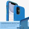 SURPHY Compatible with iPhone 11 Case 6.1 inch, Thickening Design Liquid Silicone Phone Case (with Microfiber Lining) for iPhone 11 2019, Blue(Blue)