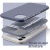SURPHY Compatible with iPhone 11 Case 6.1 inch, Thickening Design Liquid Silicone Phone Case (with Microfiber Lining) for iPhone 11 2019, Blue(Lavender Gray)