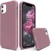 SURPHY Compatible with iPhone 11 Case 6.1 inch, Thickening Design Liquid Silicone Phone Case (with Microfiber Lining) for iPhone 11 2019, Blue(Lilac Purple)