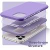 SURPHY Compatible with iPhone 11 Pro Case 5.8 inches, Thickened Liquid Silicone Phone Case (with Microfiber Lining) for 11 Pro 2019, Light Purple(Light Purple)