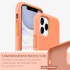 SURPHY Compatible with iPhone 11 Pro Case 5.8 inches, Thickened Liquid Silicone Phone Case (with Microfiber Lining) for 11 Pro 2019, Light Purple(Peach)