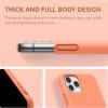SURPHY Compatible with iPhone 11 Pro Case 5.8 inches, Thickened Liquid Silicone Phone Case (with Microfiber Lining) for 11 Pro 2019, Light Purple(Peach)