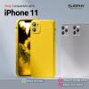 SURPHY Design for iPhone 11 Case with Camera Protection, Straight Edge Slim Design, Liquid Silicone Phone Case for iPhone 11 6.1 inches, Sunflower Yellow(Sunflower Yellow)