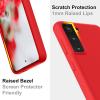 SURPHY Designed for Samsung Galaxy S21 Case 6.2 inch, Liquid Silicone Case (with Microfiber Lining) for Samsung Galaxy S21 5G 2021 (Red)