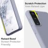 SURPHY Designed for Samsung Galaxy S21 Plus Case 6.7 inch, Liquid Silicone Case (with Microfiber Lining) for Samsung Galaxy S21+ 5G 2021 (Lavender Gray)