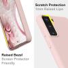 SURPHY Designed for Samsung Galaxy S21 Plus Case 6.7 inch, Liquid Silicone Case (with Microfiber Lining) for Samsung Galaxy S21+ 5G 2021 (Pink)