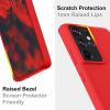 SURPHY Designed for Samsung Galaxy S21 Ultra Case 6.8 inch, Liquid Silicone Case (with Microfiber Lining) for Samsung Galaxy S21 Ultra 5G 2021 (Red)
