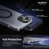 SURPHY Designed for iPhone 14 Plus Case Compatible with MagSafe (6.7 inch, 2022), with Screen Protector & Camera Protector Translucent Matte Phone Case (Black)