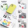 SURPHY Designed for iPhone 15 Plus Case Compatible with MagSafe (6.7 inch 2023), with 2 Pack Screen Protector, Liquid Silicone Phone Case (Camera Protective & Soft Microfiber Lining), Cactus Green(Yellow)