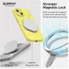 SURPHY Designed for iPhone 15 Plus Case Compatible with MagSafe (6.7 inch 2023), with 2 Pack Screen Protector, Liquid Silicone Phone Case (Camera Protective & Soft Microfiber Lining), Cactus Green(Yellow)