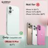 SURPHY Designed for iPhone 16 Plus Case Compatible with MagSafe (6.7 inch 2024), with Screen Protector Liquid Silicone Phone Case (Camera Protective, Soft Microfiber Lining), Soft Mint(Soft Mint)
