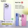 SURPHY Designed for iPhone 16 Pro Max Case Compatible with MagSafe (6.9 inch 2024), Liquid Silicone Phone Case (Camera Protective, Soft Microfiber Lining), Red(Lilac)