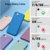 SURPHY Designed for iPhone SE Case, iPhone 8 Case, iPhone 7 Case, Liquid Silicone Phone Case for iPhone se 3rd 2nd SE 2022 SE 2020, Blue Horizon(Blue)