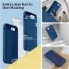 SURPHY Designed for iPhone SE Case, iPhone 8 Case, iPhone 7 Case, Liquid Silicone Phone Case for iPhone se 3rd 2nd SE 2022 SE 2020, Blue Horizon(Blue Horizon)