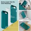 SURPHY Designed for iPhone SE Case, iPhone 8 Case, iPhone 7 Case, Liquid Silicone Phone Case for iPhone se 3rd 2nd SE 2022 SE 2020, Blue Horizon(Teal Blue)