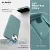 SURPHY Magnetic Case Designed for iPhone 13 Case Compatible with MagSafe (6.1 inch 2021 Release), Liquid Silicone Phone Case with Microfiber Lining (Cactus Green)(Cactus Green)