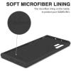 SURPHY Silicone Case Compatible with Galaxy Note 10 Plus Case 6.8 inches, Slim Liquid Silicone Full Body Phone Case (with Microfiber Lining) for Galaxy Note 10 Plus 6.8, Black