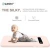 SURPHY Silicone Case Compatible with Galaxy S10 Case 6.1 inches, Slim Liquid Silicone Full Body Phone Case (with Microfiber Lining) for Galaxy S10 6.1″,Light Pink