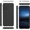SURPHY Silicone Case Compatible with Galaxy S20 Case 6.2 inch,Slim Liquid Silicone Full Body Phone Case (with Microfiber Lining) for Galaxy S20 6.2″ (Black)
