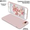 SURPHY Silicone Case Compatible with iPhone 8 Plus Case iPhone 7 Plus Case, Soft Liquid Silicone Rubber Slim Phone Case Cover with Microfiber Lining for iPhone 7 Plus iPhone 8 Plus 5.5″ (Pink)