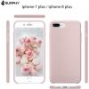 SURPHY Silicone Case Compatible with iPhone 8 Plus Case iPhone 7 Plus Case, Soft Liquid Silicone Rubber Slim Phone Case Cover with Microfiber Lining for iPhone 7 Plus iPhone 8 Plus 5.5″ (Pink)