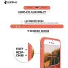 SURPHY Silicone Case Compatible with iPhone 8 Plus Case iPhone 7 Plus Case, Soft Liquid Silicone Rubber Thicken Phone Case Cover with Microfiber Lining for iPhone 7 Plus iPhone 8 Plus 5.5″, Nectarine