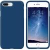 SURPHY Silicone Case Compatible with iPhone 8 Plus Case iPhone 7 Plus Case, Soft Liquid Silicone Thicken Phone Case Cover with Microfiber Lining for iPhone 7 Plus iPhone 8 Plus 5.5″, Blue Horizon