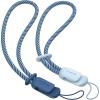 SURPHY 2 Pack Phone Lanyard for Cellphone Case, Phone Wrist Strap for Case, Cellphone Strap with 2-Color Braided, Charm Wrist Lanyard for Women and Men, Black & Gray(Cloud Blue & Blue Jay)