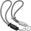 SURPHY 2 Pack Phone Lanyard for Cellphone Case, Phone Wrist Strap for Case, Cellphone Strap with 2-Color Braided, Charm Wrist Lanyard for Women and Men, Black & Gray(Black & Gray)