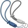 SURPHY 2 Pack Phone Lanyard for Cellphone Case, Phone Wrist Strap for Case, Cellphone Strap with 2-Color Braided, Charm Wrist Lanyard for Women and Men, Black & Gray(Blue Jay & Gray)