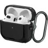 SURPHY Armor Case Designed for AirPods 3 Case (2021), Rugged Protective Case with Keychain for Airpods 3rd Generation (Front LED Visible), Black