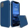SURPHY Compatible with iPhone 11 Case 6.1 inch, Thickening Design Liquid Silicone Phone Case (with Microfiber Lining) for iPhone 11 2019, Blue(Blue Horizon)