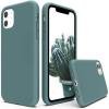 SURPHY Compatible with iPhone 11 Case 6.1 inch, Thickening Design Liquid Silicone Phone Case (with Microfiber Lining) for iPhone 11 2019, Blue(Cactus Green)